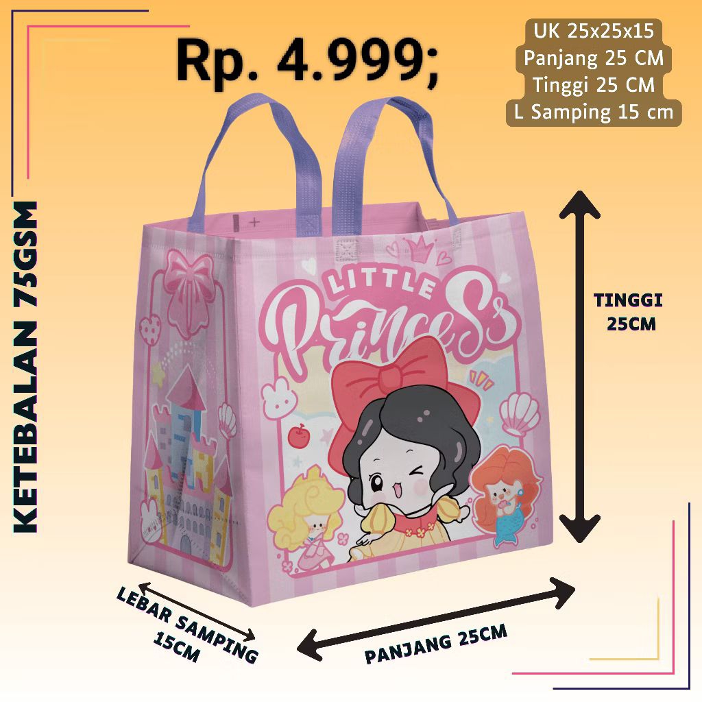 

Tas Souvenir Ulang Tahun anak / Goodie bag Ultah