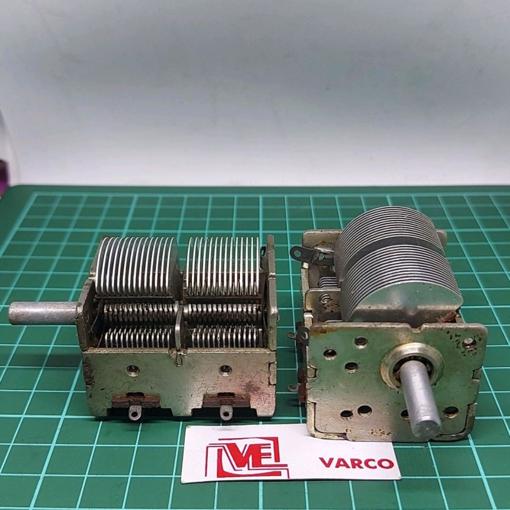 variabel varco besi 2x200pf (400pf) tanpa slow motion