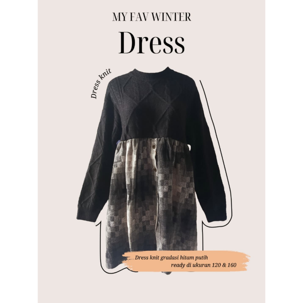 DRESS ANAK PEREMPUAN KNIT // DRESS ANAK TEBAL IMPORT // DRESS ANAK PEREMPUAN KNIT TEBAL IMPORT // DR