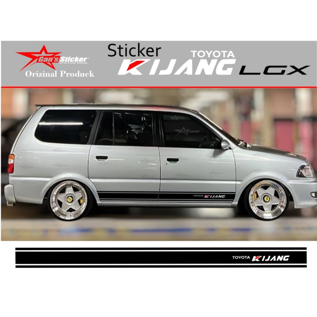 Sticker Pintu Toyota Kijang LGX Aksesoris Mobil Kijang LGX
