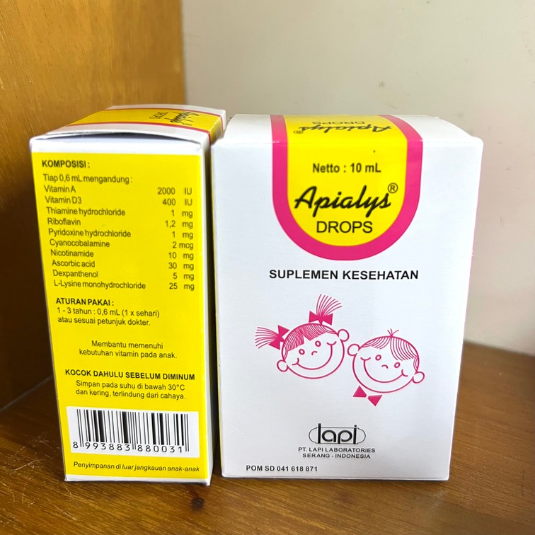 Apialys drop 10mL BOTOL Vitamin Bayi
