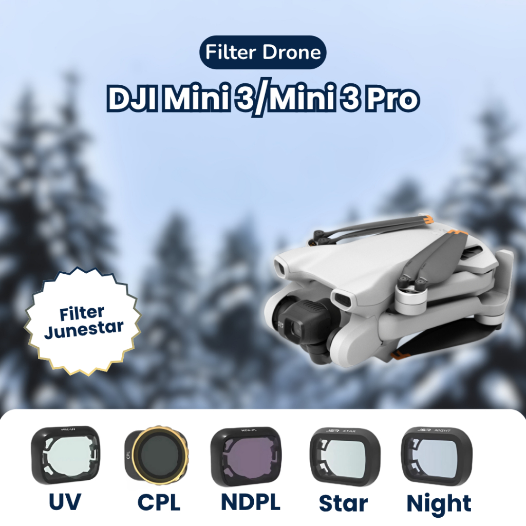 Filter for DJI Mini 3 DJI Mini 3 Pro Junestar MCUV CPL ND8PL ND16PL ND32PL ND64PL