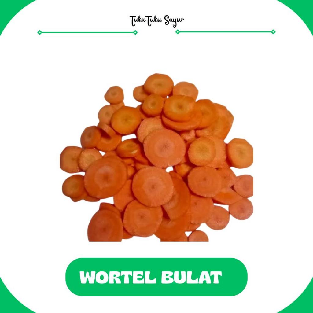 

WORTEL POTONG BULAT 250gr - TukaTuku Sayur