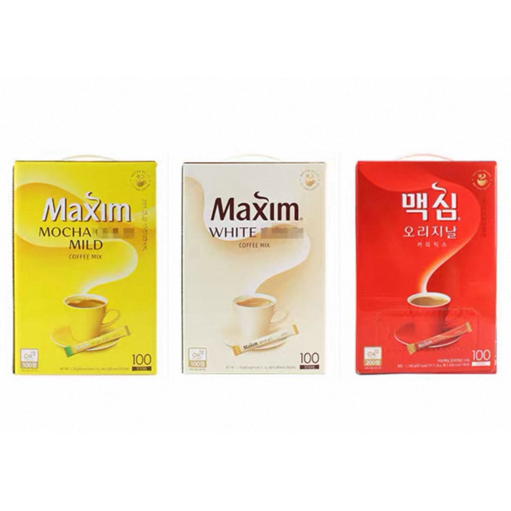 

Kopi Maxim Korea / Maxim Coffee Korea 1 Box (100 Sachets)