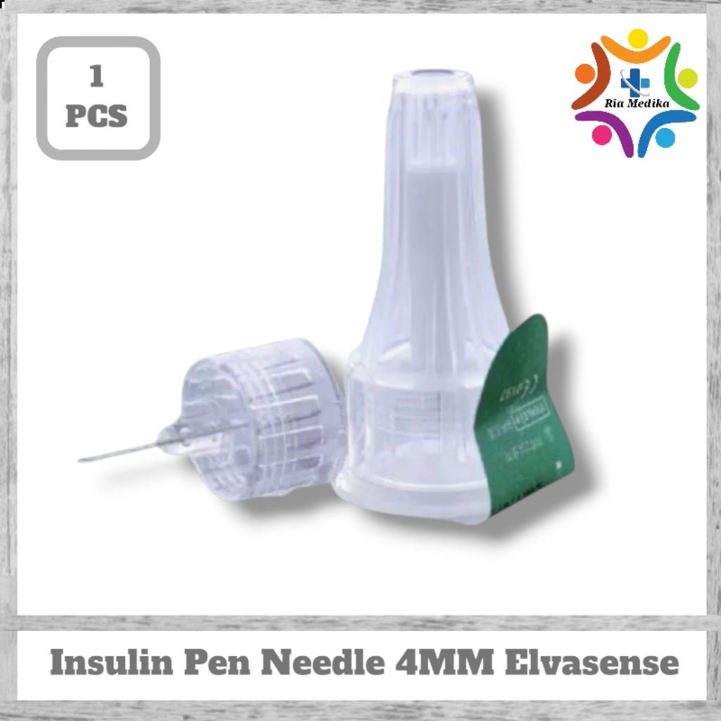 Jarum Insulin 1pcs Pen Needle Elvasense  Pen Insulin Needle Elvasense  Jarum Insulin