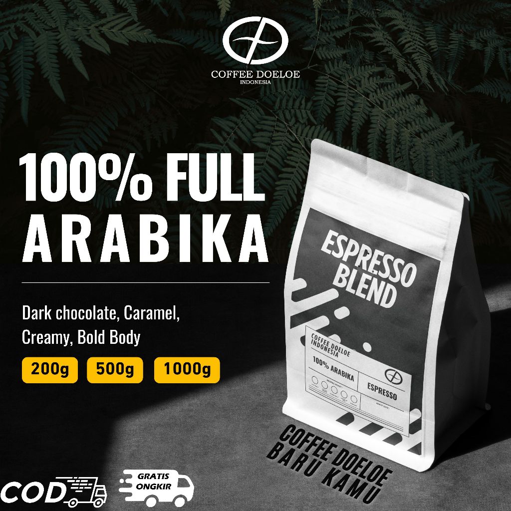 

ESPRESSO BLEND 100% ARABIKA ES KOPI ( BIJI KOPI & KOPI BUBUK )