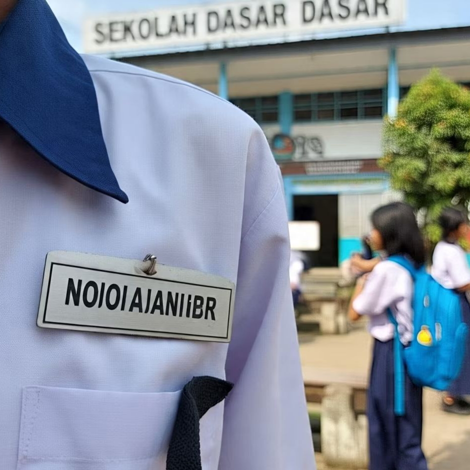 

Name Plate seragam sekolah, organisasi, satpam, militer dsb.