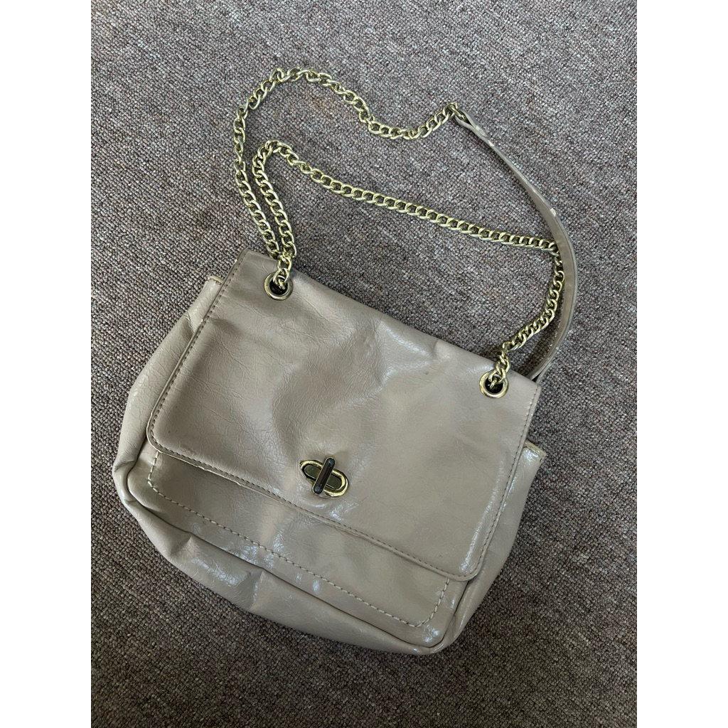 tas selempang import wanita | elegan | tas cream