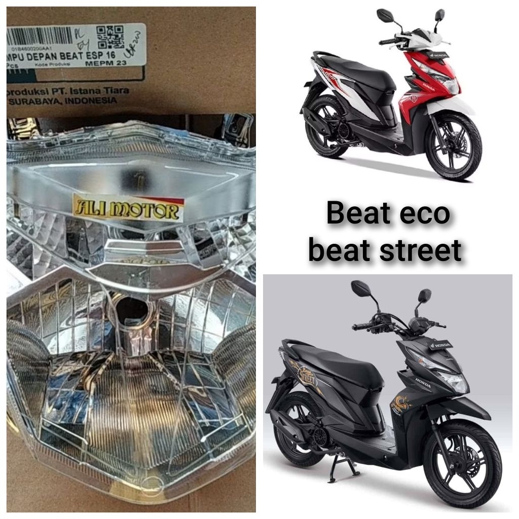 Lampu depan reflektor beat esp 2016-2019 ori WIN
