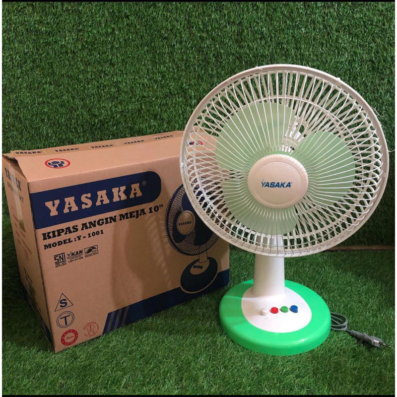 Kipas Angin Meja YASAKA YA 1001 10" / Desk Fan 10 inch Kipas Duduk YA-1001 Murah Awet