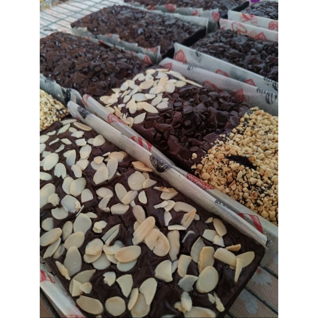 

brownies coklat panggang fudgy 2 loyang