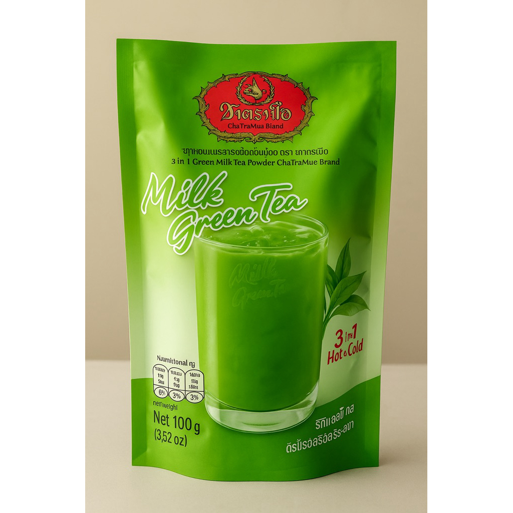 

Chatramue Green Tea Milk |Chatramue Milk Green Tea 3 in 1 (Hot & Cold)