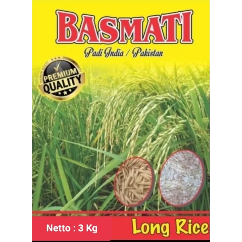BENIH PADI BASMATI BAROMA KEMASAN 2 KG
