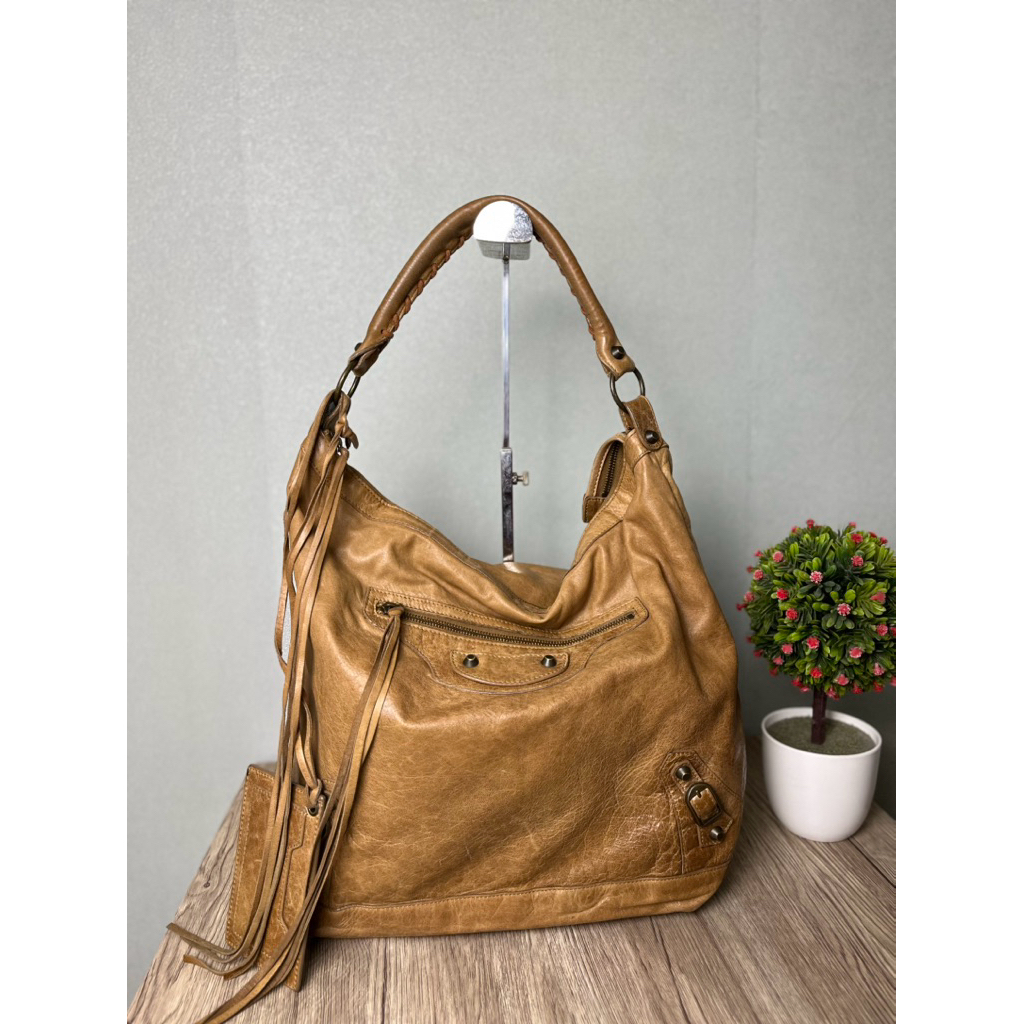 Balenciaga authentic preloved type motocross shoulder bag