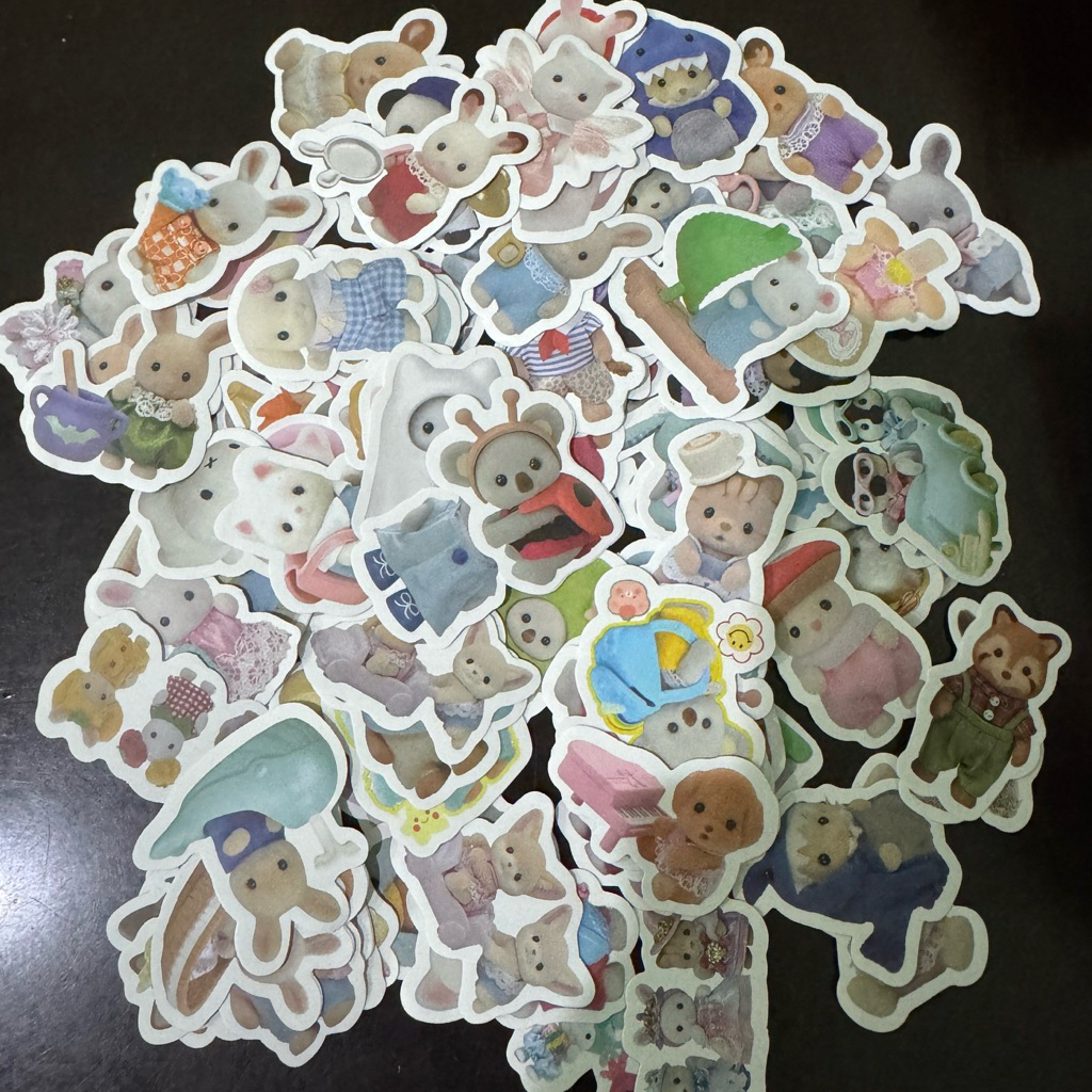 

[XN!] Mini Deco Diecut Sylvanian Families Super Cute Sticker