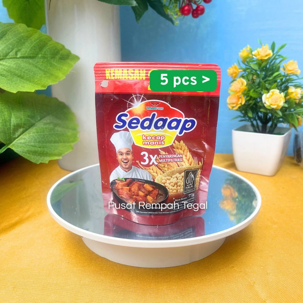 

ISI 5 | Kecap Sedaap Kecap Manis Berat 77 gr