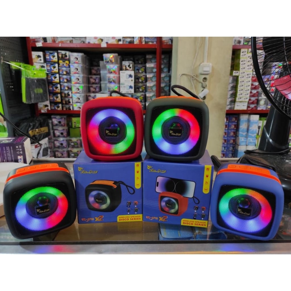 SPEAKER JINLONG JL 1711 X2 / WIRELESS SPEAKER DISCO SERIES