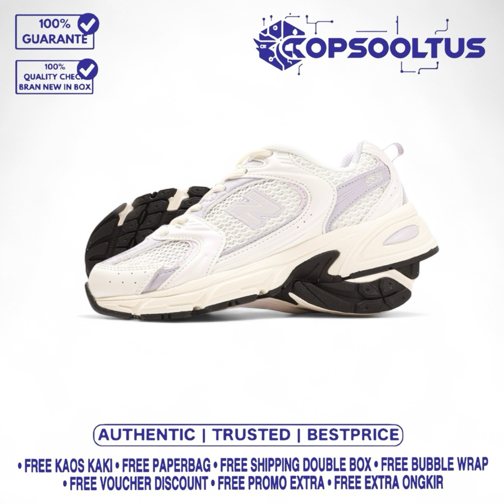 

Sneakers'530R1 Violet White Pur'ple 100'% Authentic Bnib.