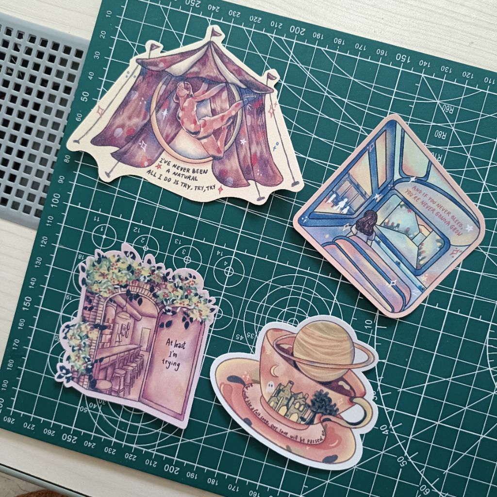 

Taylor Swift's (Folklore Album) - Diecut Stickers