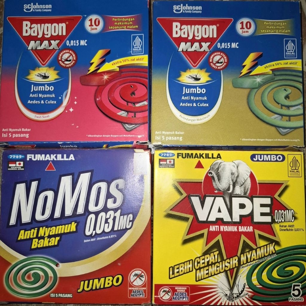 Baygon max fumakilla nomos jumbo obat nyamuk