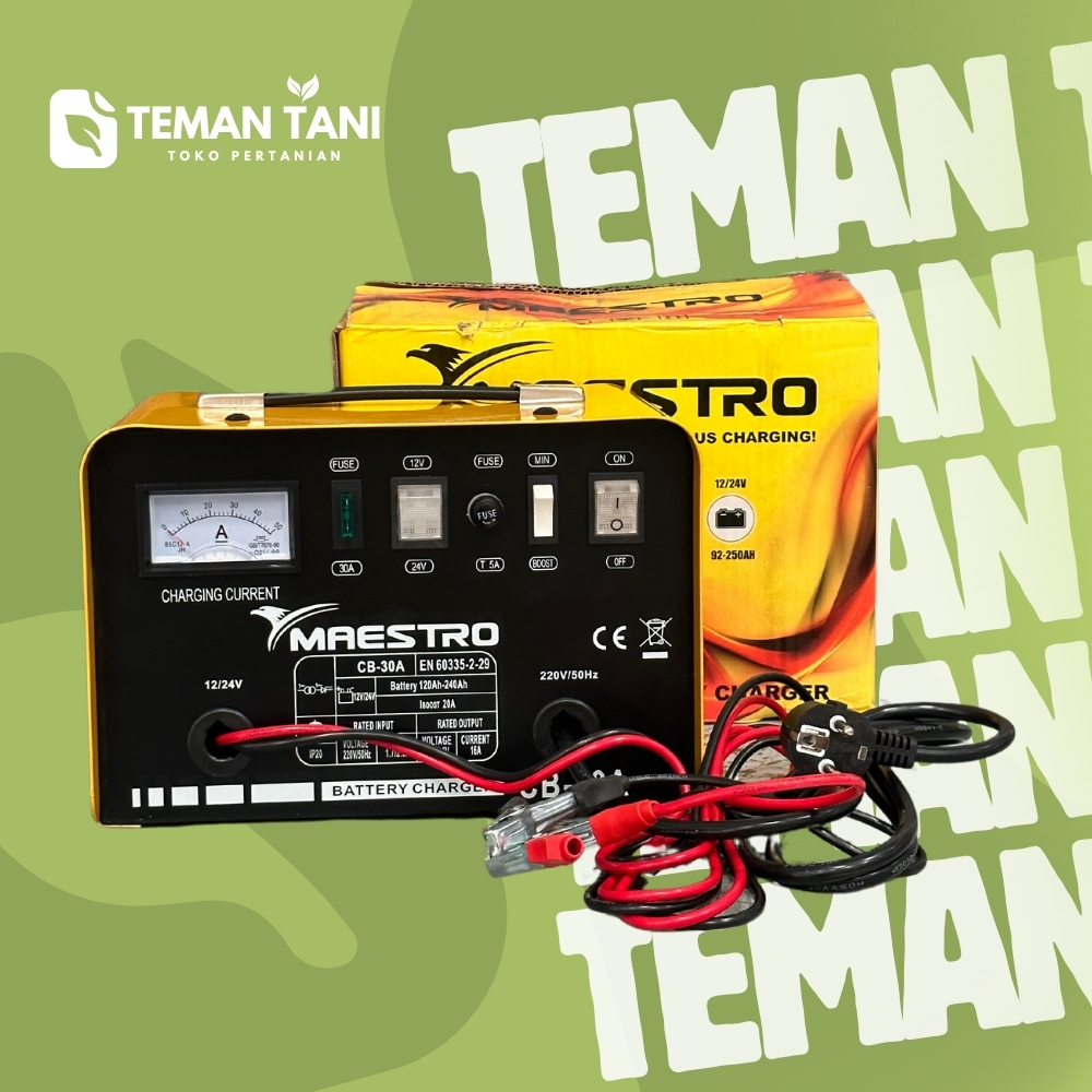 CHARGER AKI MAESTRO CB-10A/CES AKI MAESTRO CB-10A/CAS AKI MAESTRO CB-10A TEMAN TANI