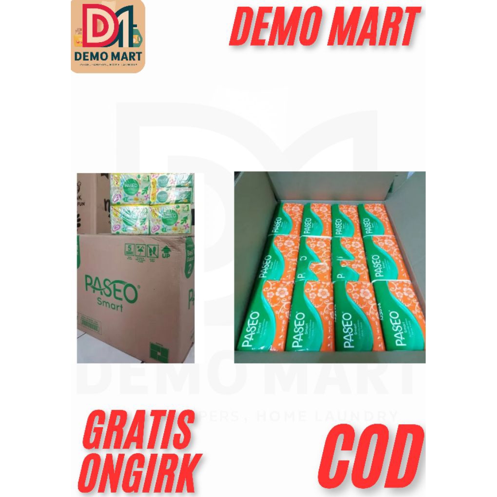 TISSUE PASEO 200/250 SHEETS PER DUS  1DUS250=48ISI...1DUS200=72ISI FACIAL TISSUE SMART SOFT