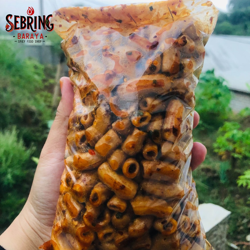 

MAKRONI BONTOT KRIUK-KRIUK PEDAS DAUN JERUK / makroni kriuk cikruh 1kg - SEBRING BARAYA