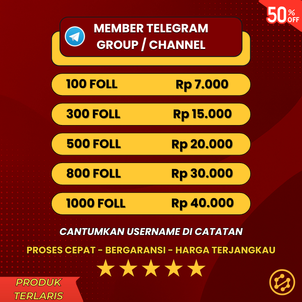 PROMO MEMBER TELEGRAM REAL ANTI DROP PERMANEN PROSES CEPAT MURAH BERGARANSI PENGIKUT GROUP CHANNEL