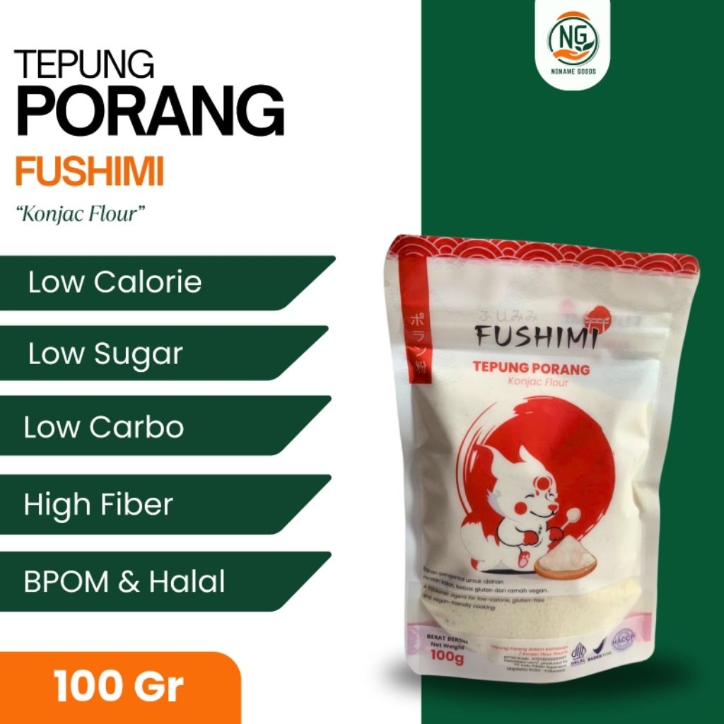 

TEPUNG PORANG ASLI FUSHIMI 100 gr