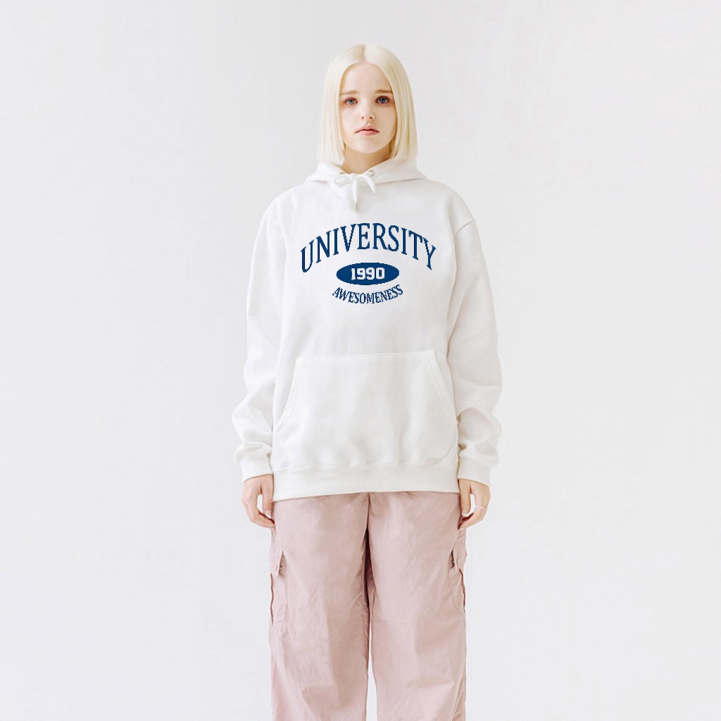 Hoodie Korean University Premium Unisex Cewek Cowok Sweater original My Mind