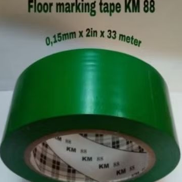 

marking tape KM 88 hijau / lakban lantai 2"in x 33m