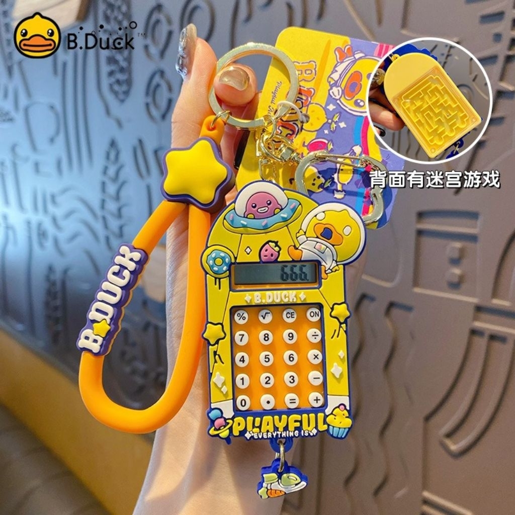 Gantungan B.Duck Bentuk Kalkulator - Warna Kuning