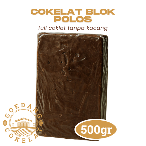 

Goedang Cokelat | Cokelat BLOK POLOS 500gr | Cokelat tanpa Kacang | Bisa Dimakan Langsung ata Bahan Kue & Topping