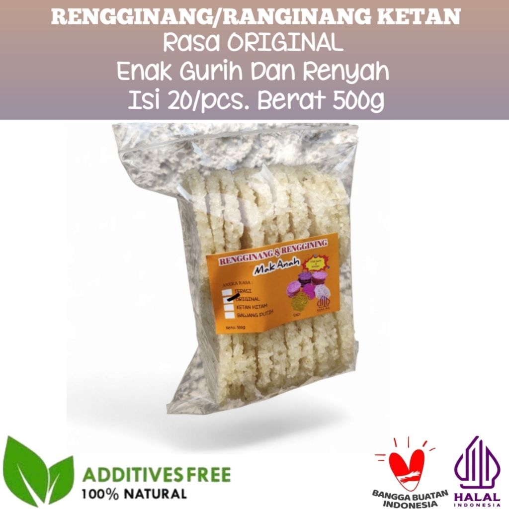 

Rengginang Ketan Mak Anah Rasa Original