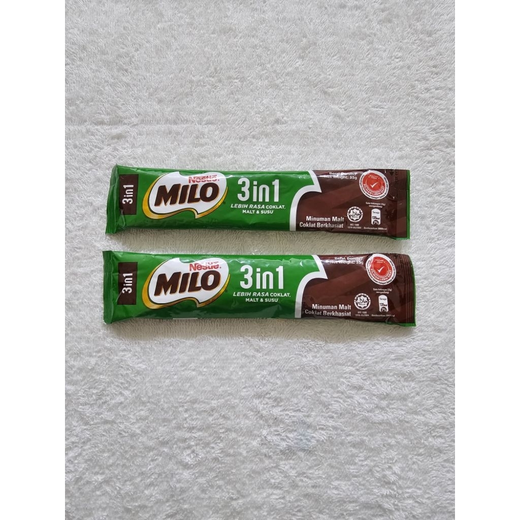 

(Baca Deskripsi) Milo Malaysia 3 in 1 Lebih Rasa Coklat, Malt & Susu