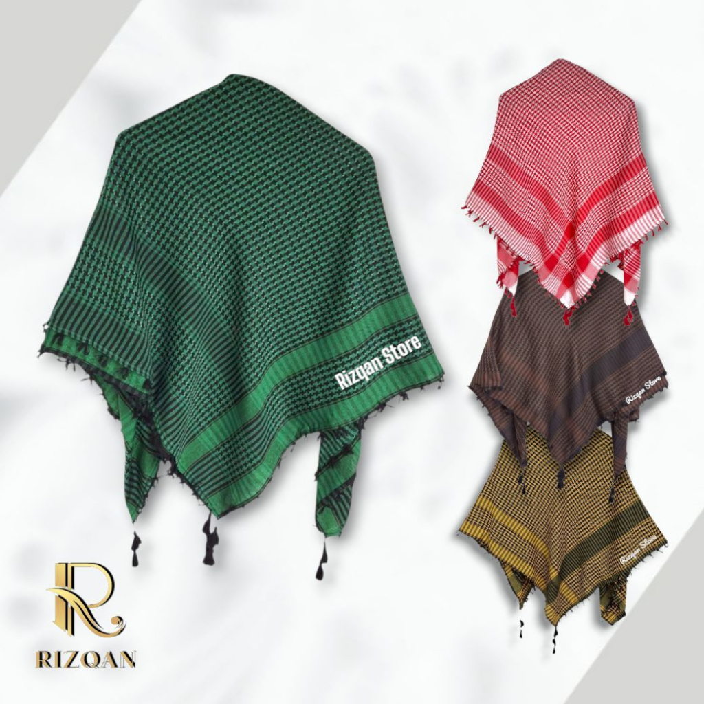 Surban Arab Kashmiri / Sorban Segi Empat / Surban Umrah