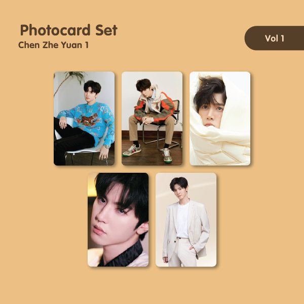 Chen Zhe Yuan 1 Fanmade Photocard SET