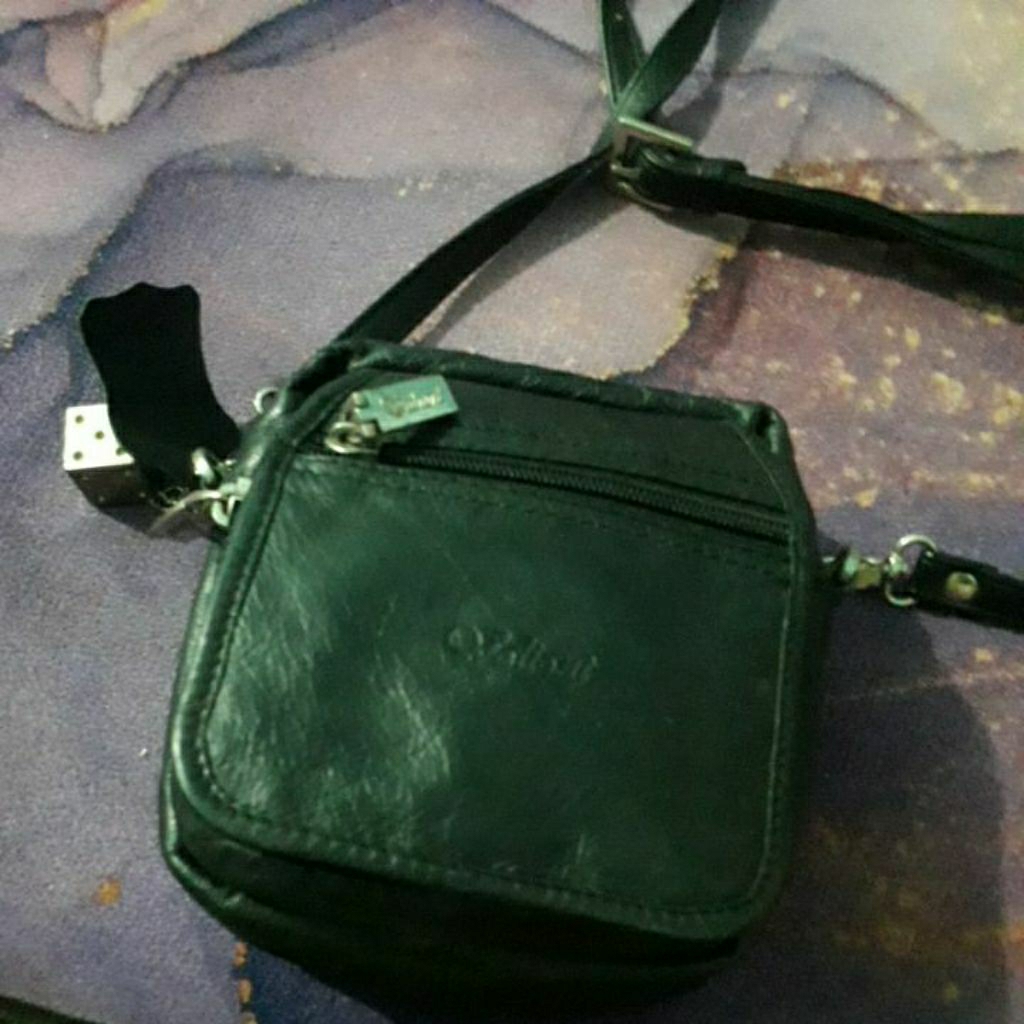 tas selempang valiant kulit asli