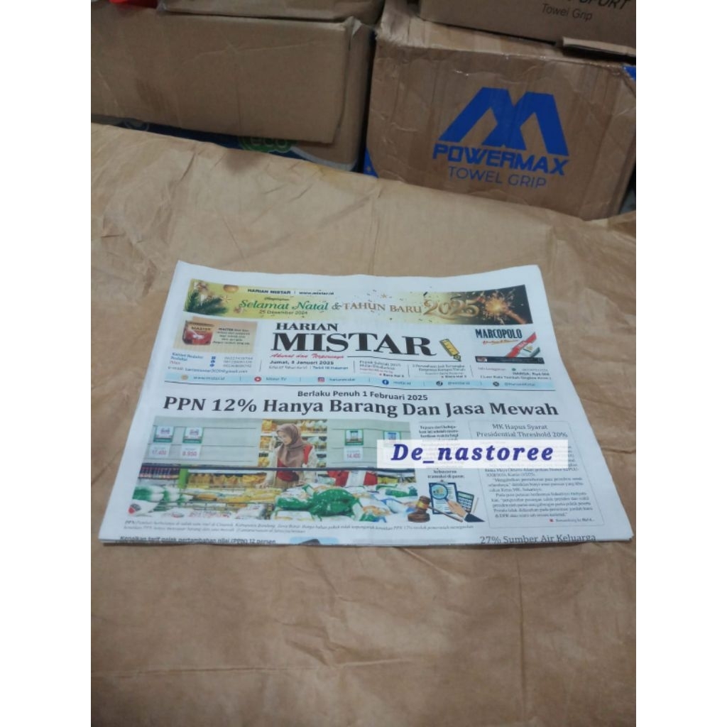 Koran Bekas / Koran Seperti Baru / Koran 100 Gram / Koran Baru / Koran Bagus / Koran Rapi / Koran La