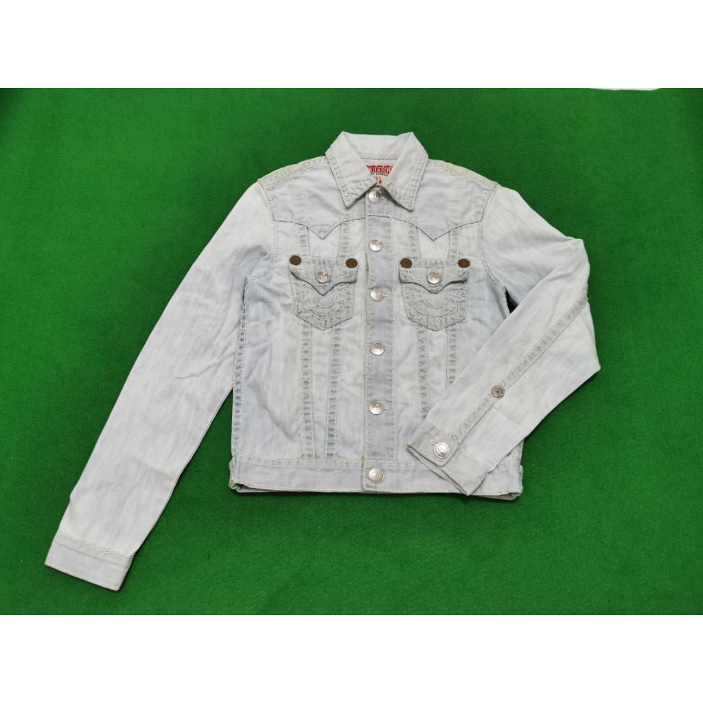denim true religion jacket
