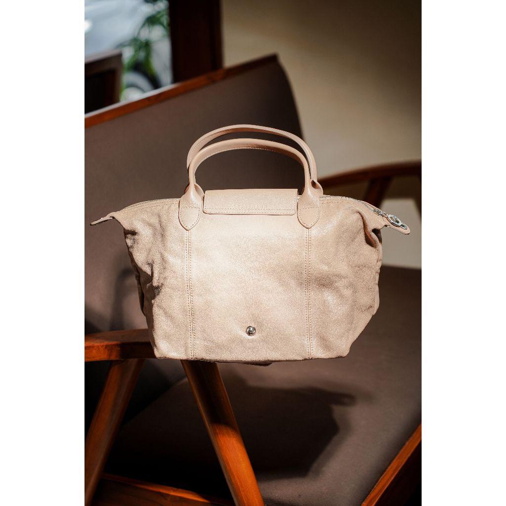 Longchamp Le Pliage Cuir Medium