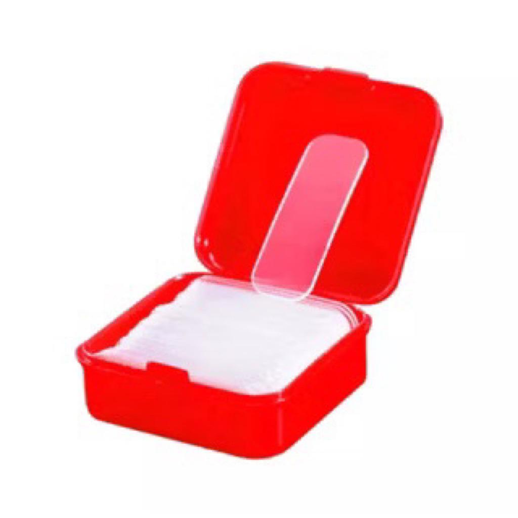 

KA STIKER DOUBLE TAPE MINI ISI 60PCS BOX TRANSPARAN 2 SISI / LAKBAN MINI BENING 60 PCS