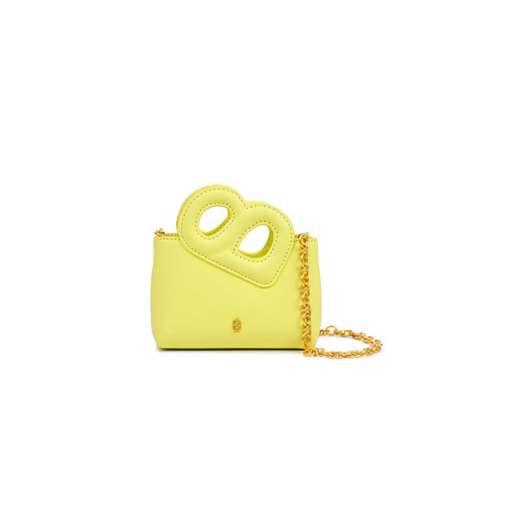 buttonscarves nina micro bag - lime