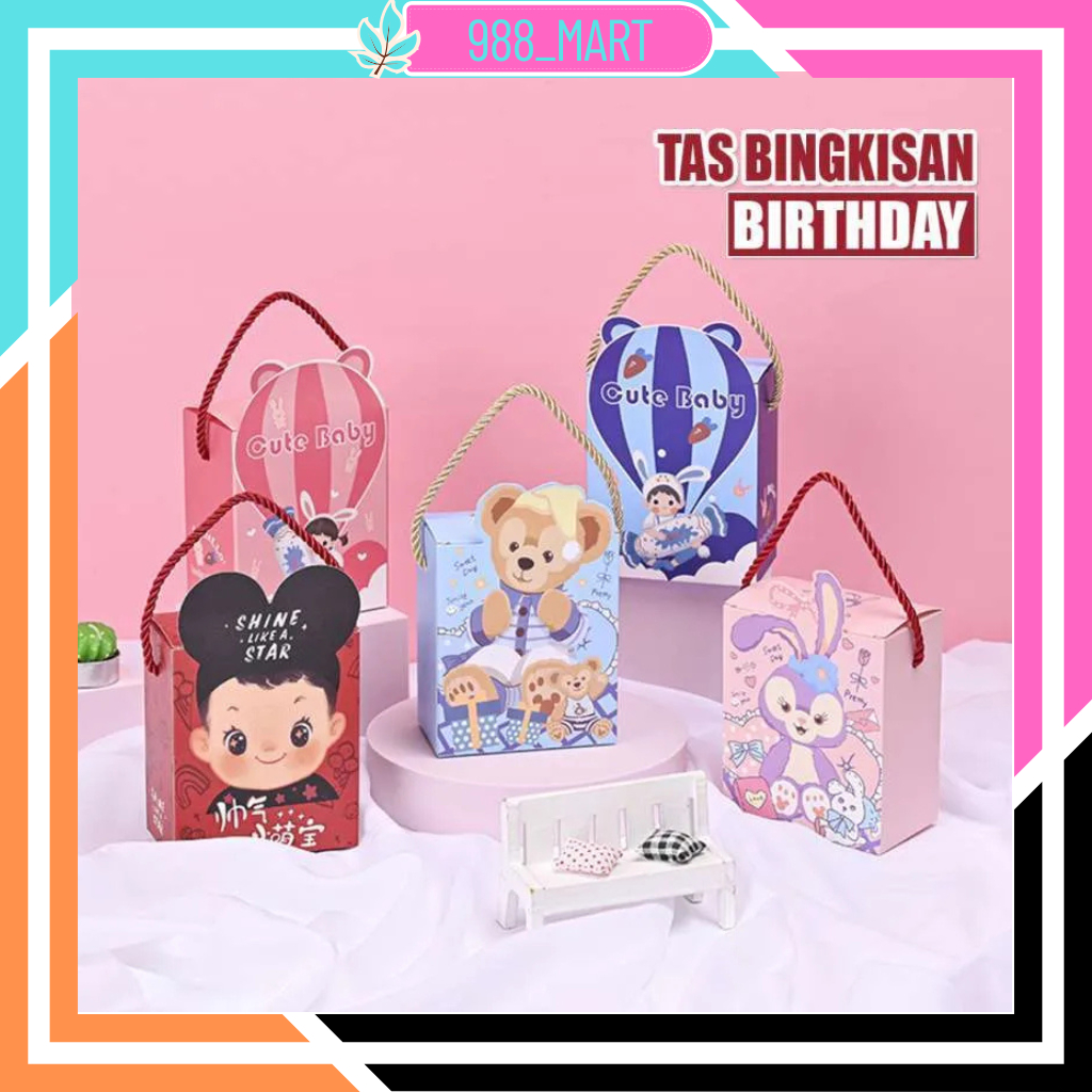 

【COD】【TERMURAH】Paper Bag Ulang Tahun Anak / Goodie Bag Ulang Tahun / Tas Bingkisan Birthday / Goodie Bag Karakter Kartun Lucu