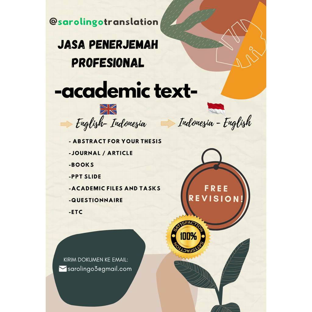 Jasa Penerjemah / Translate Bahasa Inggris