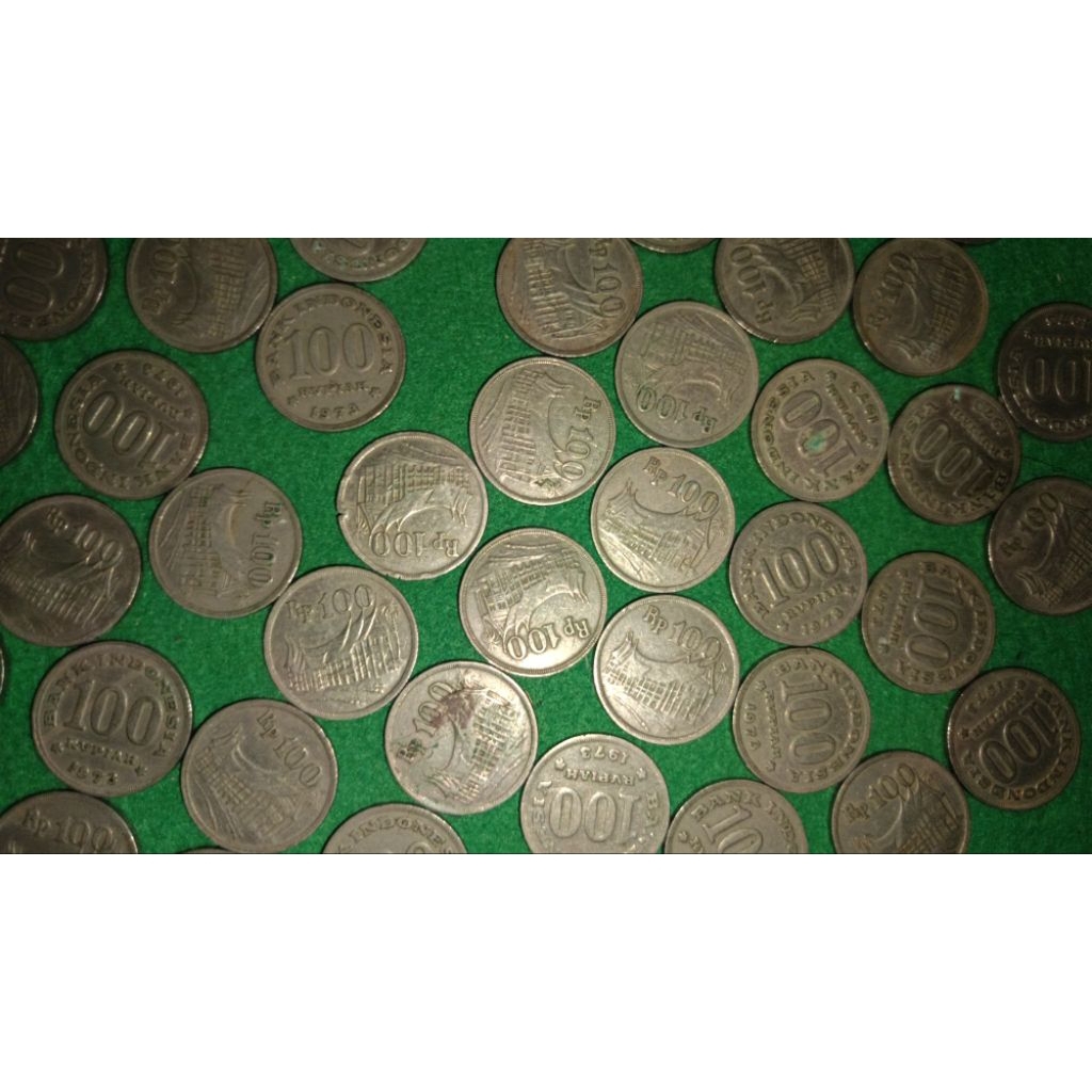 Koin kuno 100 rupiah asli