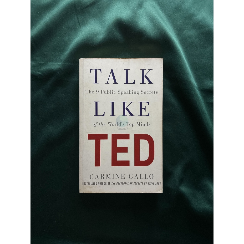 PRELOVED - Novel/Buku Talk Like Ted - Carmine Gallo