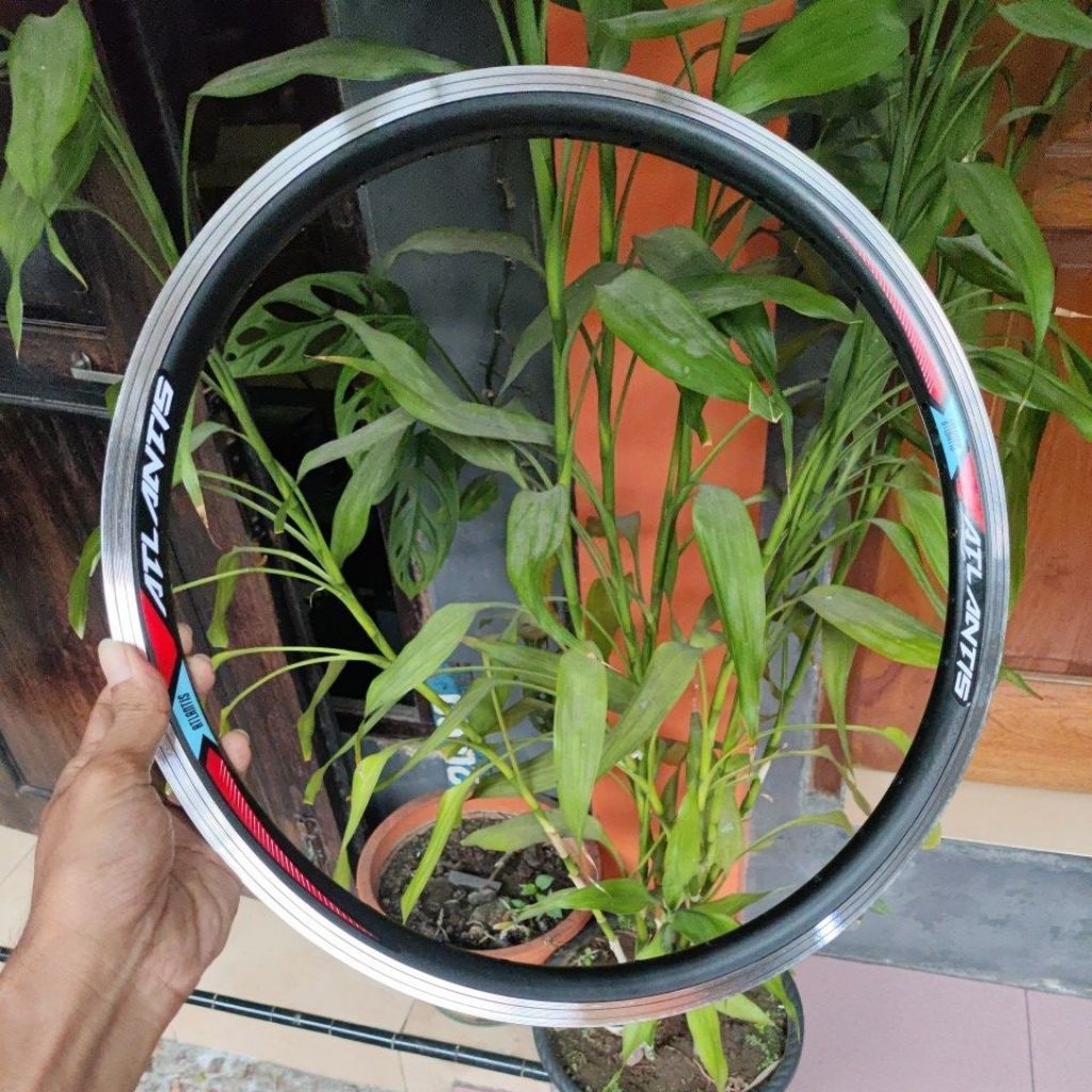velg sepeda 20 in 36 hole rims atlantis velg double wall v brake u brake sepeda lipat bmx minion min