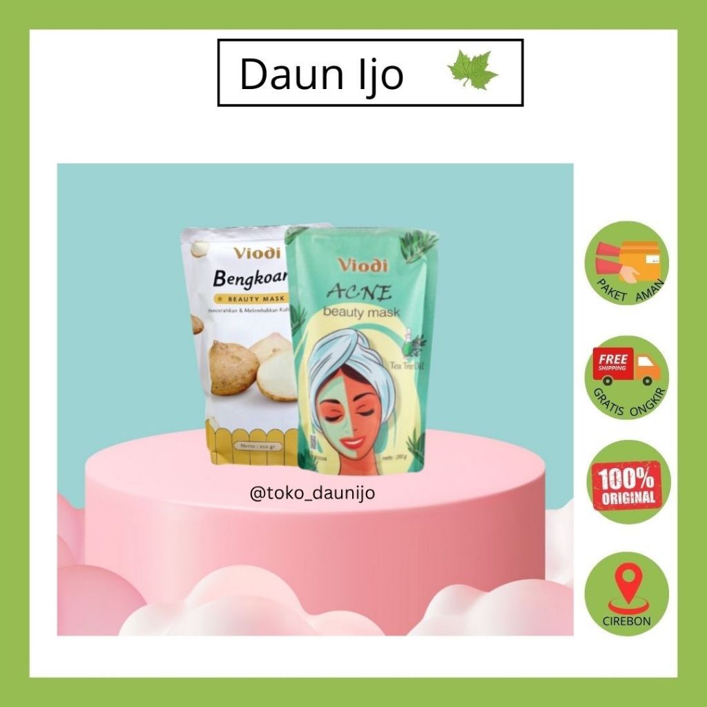 VIODI BEAUTY MASK 250g (Masker Bengkoang & Masker Acne)