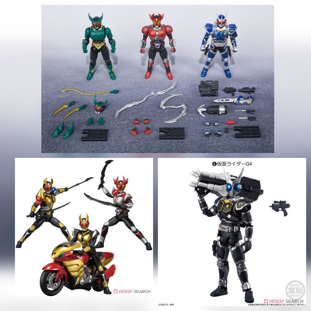 Shodo exceed xx x o kamen rider agito burning shining trynity g3 g4 gills bandai rare